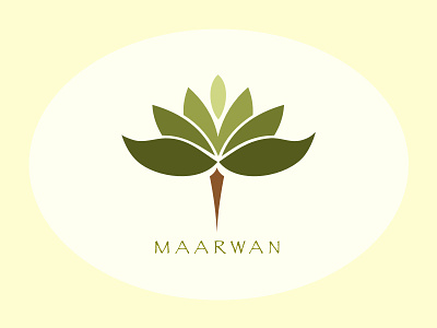 Maarwan - A Clothing Brand branding design flat illustration logo minimal vector