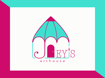 Joey's Arthouse design icon logo vector