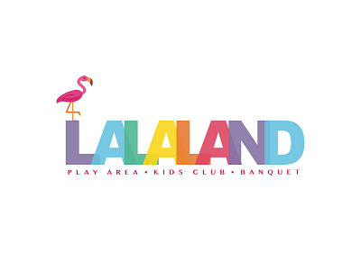La La Land branding design flat illustration logo minimal typography vector