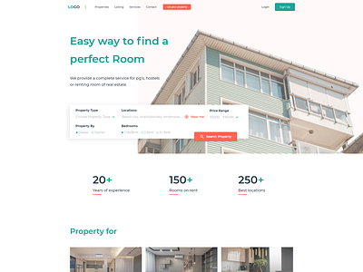 Property / Room Renting UiUx