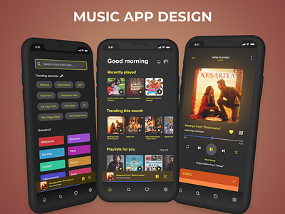 Music App - Ui/Ux Design