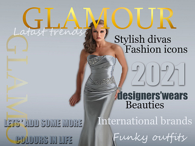 Magazine cover design 3d banner branding design graphic design illustration logo media social media post post typography