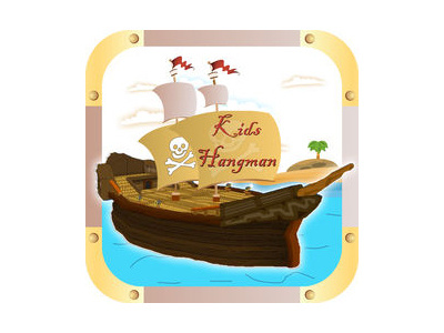 Kids Hangman app banner branding design flat hangman icon illustration ios it company kids kids hangman logo logo design mobile app ui ux vector
