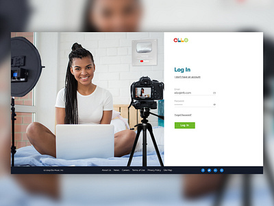 Login For YouTube Blogger blog blogger camera girl laptop login video youtube