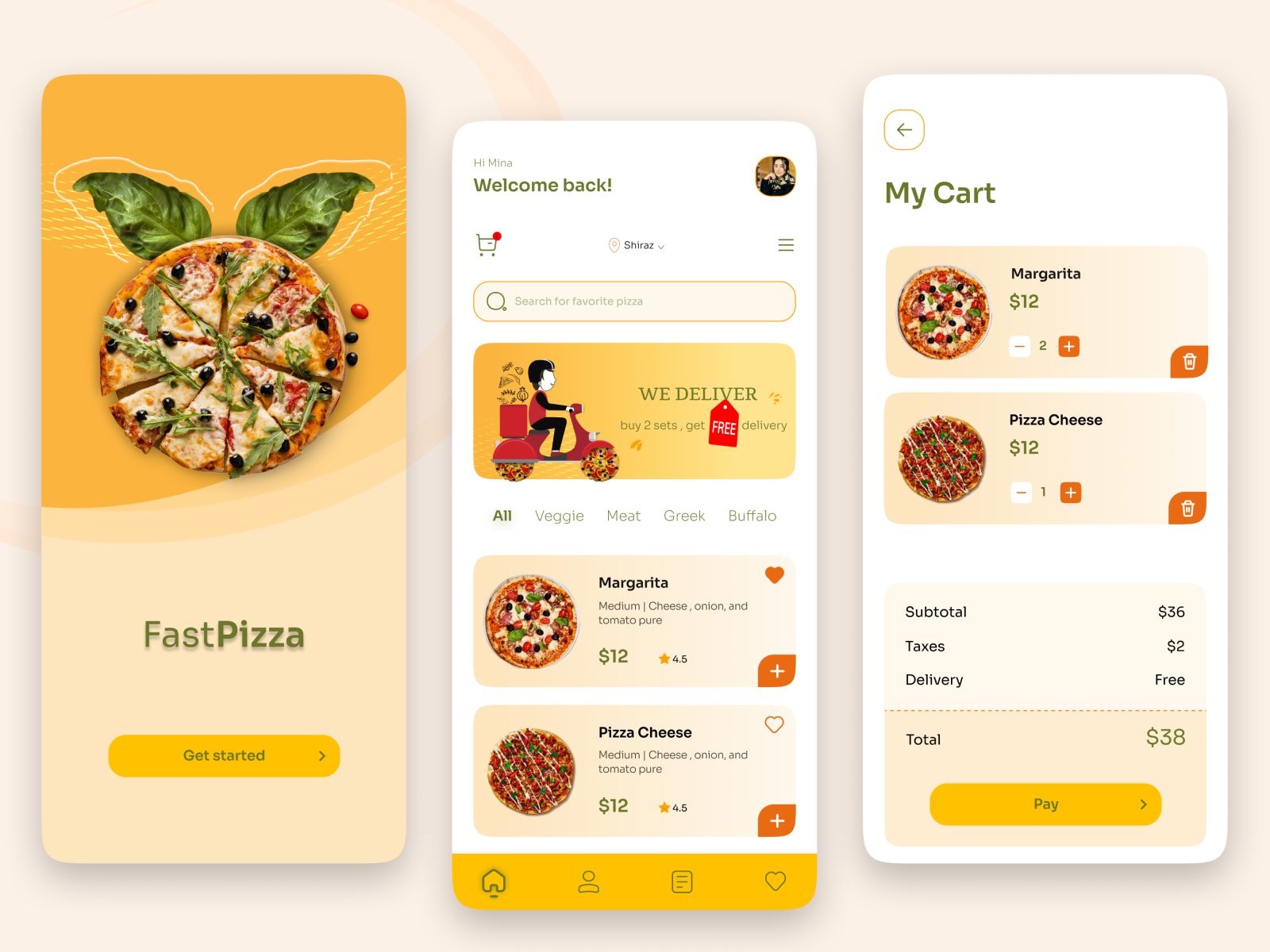 Pizano pizza delivery app APK pour Android Télécharger