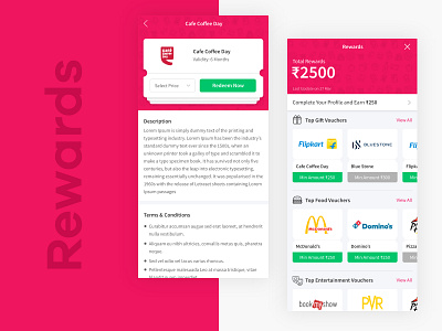 Rewards Design  |  PWA