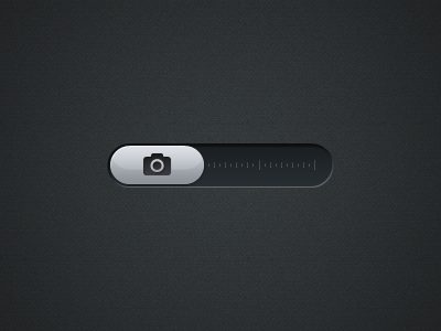 Shutter + Slider app black button gray ios iphone shutter silver slider ui