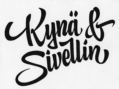 Pen & Brush brush brush lettering hand lettering lettering pencil script