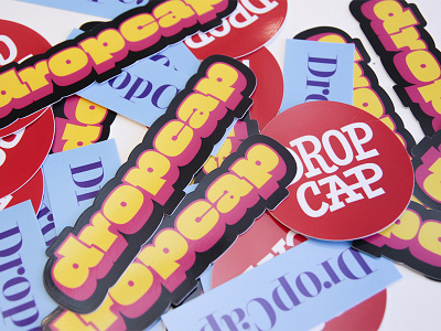 DropCap stickers dropcap dropcap workshop lettering marketing stickers type