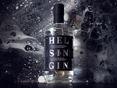 Helsingin absinthe design handlettering illustration label lettering packaging sirene type type design typography