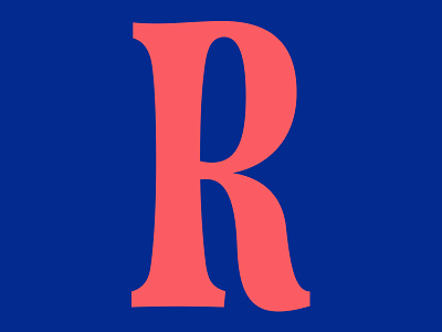 R letter painters roman r type design typography vintage woodtype
