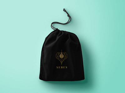 Seres (THE GOLDEN FRUIT) black brand branding design gold golden graphic logo minimal monochrome silk stationery