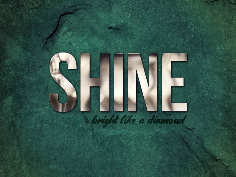 Shine | Type Art handwritten font handwritten music quotes quote photoshop shine metal diamond typogaphy type art text rihanna design india