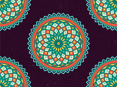 Magic Carpet | Turkish Mandala arabic art carpet colors illustration india indian indian culture magic mandala mandalas motif rangoli tile tiles turkey