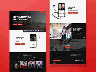 Restoic | Website Redesign branding sport ui ux web design