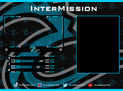 Intermission animation design graphic design intermission overlays twitch