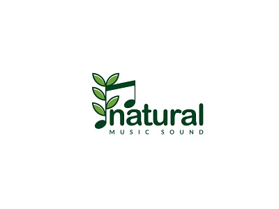 Natural Music Sound best logo branding creative logo design designer dribbble graphic design logo music music logo sound logo