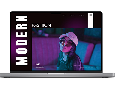 Modern Fashion Website design fashion figma figmaexpert graphic design illustration landingpage modernstore redesign typography ui ux
