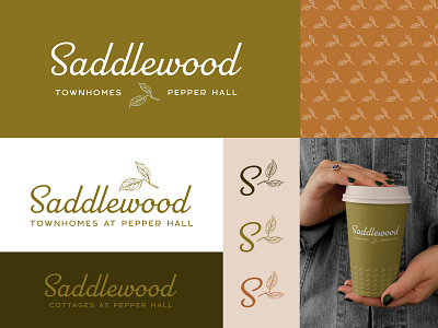 Saddlewood at Pepper Hall - Unused Brand System branding design graphic design logo moodboard rustic vector