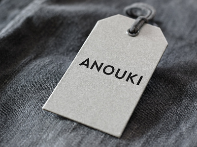 ANOUKI Logotype branding fashion grotesque logo