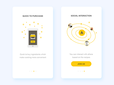 Ibake App guide page app bake design guide page ui ux
