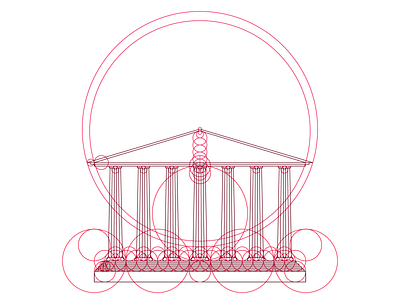 Circle and Architecture I design typography
