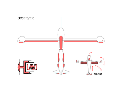 HC·UAV·J design typography ui