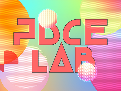 PDCELAb colour design illustration logo typography