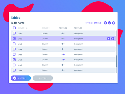 Table mockup designsystem mockup table ui