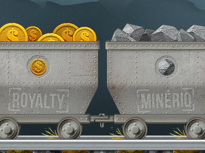 Mine Carts - Game coin game iron metal mine cart rail sparks texture wagon