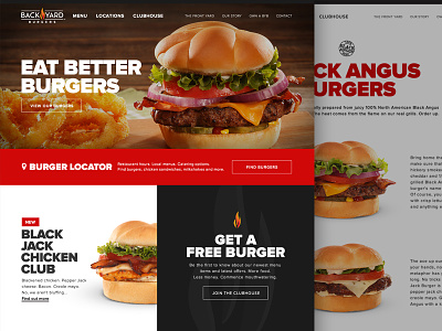 Back Yard Burgers agency backyard backyardburgers brand burgers byb paramore paramoredigital redesign website