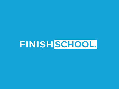 Finish School agency brand client finish school identity paramore paramoredigital school student