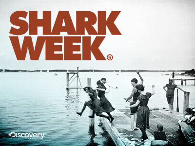 SW 1 awesome channel discovery ocean retro shark shark week show swimming week