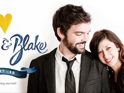 Julie & Blake blake design julie love marriage site us wedding