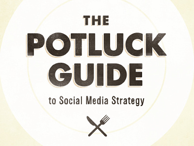 Potluck Guide book cover design guide media online potluck social strategy