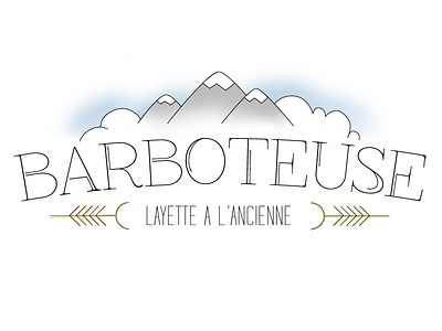 Barboteuse (another layout) cloud layette moutains