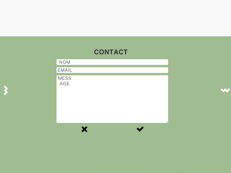 B\W - Contact Form By Grégory Kaz Delaure On Dribbble