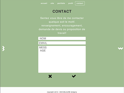 B\W Contact form contact css3 design flat form minimal webdesign