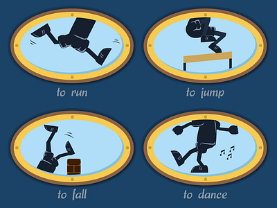 Verbs for a Kids Game 02