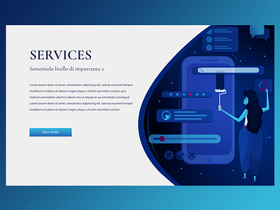 Website illustration blue design designer designer world flat illustration ui ux