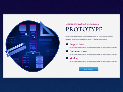 Prototype blue design documentation icon illustration mockup new website prototype services ui ui ux