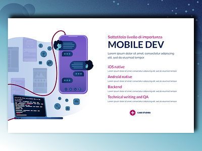 Our Services - Mobile android app blue charachter design developer icon illustration ios mobile mobile app development typography ui ux vector website