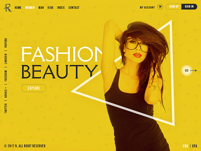 Women Fashion Banner, Creative Headers, Website Banner app applications banner beauty cart catalog clean creative design dribbble ecommerce fashion gallery offer shopping store ui ux website womens