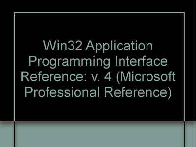 (EBOOK)-Microsoft Win32 Programmer's Reference: Functions H-Z (M app book books branding design download ebook illustration logo ui