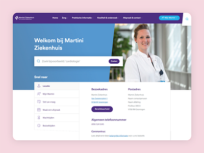 Martini Ziekenhuis ui ux