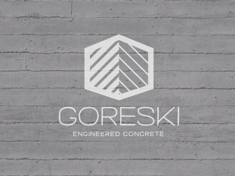 Concrete logo by murado elvira grafico on Dribbble