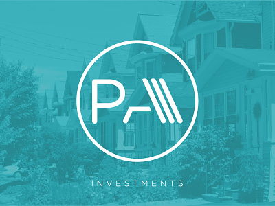 prime assets logo circle green investments logo monogram real estate