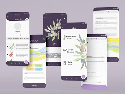 Citior • Scent of the City app design graphic design illustration ui ux