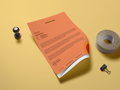 Corporate Letterhead Design standard letterhead