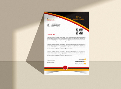 Corporate modern Letterhead Design letterhead modern letterhead design standard letterhead